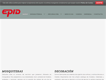 Tablet Screenshot of epid.es